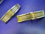 (2) 1964 Ford Custom Front Fender Ornaments Emblems Trim Molding. Fixed Price $79.00.