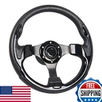 Gonmot 12.5" Marine Boat Steering Wheel Black 3/4" Tapered Shaft Yacht Vessel. Fixed Price $63.43.
