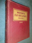 1955-1963 Chevy Ford Buick Cad Merc Olds Pontiac Parts & Flat Rate Book Manual. Fixed Price $29.50.