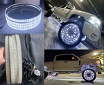 4PCS 17.5" Triple Row Pure White Led Wheel Lights Bright High-intensity, St.... Fixed Price $337.42.