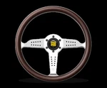 Momo Super Grand Prix Steering Wheel 350 Mm - Mahogany Wood/pol Spokes. Fixed Price $326.76.