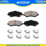 Front Ceramic Pads W/hardware For Liberty Wrangler Nitro Grand Caravan Journey. Fixed Price $20.50.