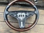 Chipped! 10 11 Mercedes E350 Leather Wood Grain Steering Wheel Oem. Fixed Price $106.25.