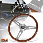 Nrg RST-363SL 380MM 1" Dish Classic Wood Grain Racing Steering Wheel+horn Button. Fixed Price $210.00.