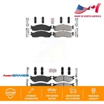 Front Rear Semi-metallic Disc Brake Pads Kit For Dodge Ram 1500 3500 2500. Fixed Price $124.39.