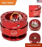 Nrg Innovations SRK-200RD-TI Quick Release Steering Adapter Red & Titanium. Fixed Price $231.06.