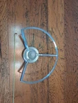1959 Ford Fairlane, Edsel Steering Wheel Horn Used OS268. Fixed Price $45.00.