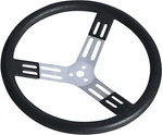 Longacre 52-56820 15-INCH Black Polyurethane Steering Wheel With Aluminum Spokes. Fixed Price $114.41.