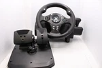 Need For Speed Racing Steering Wheel & Pedals W/ Desk Clamp. Fixed Price $50.39.