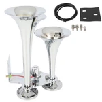 3 Trumpet Train Horn Kit For Truck Van Car Boat Electric Air 152DB 105MM. Fixed Price $88.99.