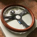 Nardi Classic 350MM Steering Wheel Mahogany Wood With Black Finish. Fixed Price $89.15.
