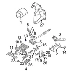 Ford F-150 Heritage 2004 E9TZ3D656A Steering Column Housing Insulator. Fixed Price $10.74.