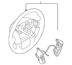 Genuine Nissan Steering Wheel 48430-6JD0B. Fixed Price $2001.20.
