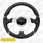 Genuine Momo Millenium Sport Leather 320MM Steering Wheel 11106542111. Fixed Price $277.20.