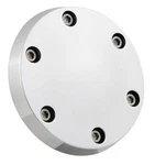 Forever Sharp Black Horn Delete Cover; 6 Bolt Wheels; Without Logo; Polished. Fixed Price $37.99.