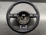 Audi S6 C7 A6 Steering Wheel With Chrome Paddle Shifters Oem 4G0419091A Iwj. Fixed Price $295.00.