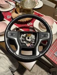 20-25 Chevrolet Black Leather Silver Trim Oem Steering Wheel. Fixed Price $75.00.
