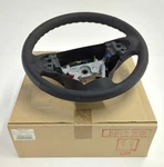 New Oem Mitsubishi Black Leather Steering Wheel 2008-2017 Lancer 4400A917XA. Fixed Price $195.00.