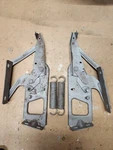1960'S 1970'S Oem Jeep Fsj Hood Hinge Brackets Wagoneer Gladiator Springs. Fixed Price $127.50.