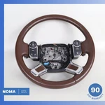 13-22 Land Rover Range L405 Leather Steering Wheel Brown W/ Switches Oem. Fixed Price $199.20.