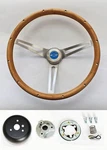 Chevelle Nova Camaro Impala Grant Steering Wheel Walnut 15" Blue Bowtie. Fixed Price $265.99.