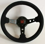Steering Wheel Fits For Honda Deep Dish Civic Integra Prelude Alcantara Leather. Fixed Price $197.80.