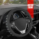 Motor Trend Flexgrip Car Steering Wheel Cover 15" Inch Universal Fit Black Gray. Fixed Price $19.90.