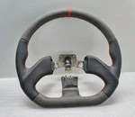1994 Mitsubishi Eclipse Steering Wheel Flat Bottom Custom Red Stitch 1990-1995. Fixed Price $899.00.