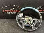 2002 Thunderbird Leather Wrapped Steering Wheel Black & Blue Ab Id 1W6A3F563CBK. Fixed Price $85.00.