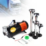 4 Trumpet Train Horn Kit With Psi Air Compressor For Car Truck 150DB. Fixed Price $85.36.