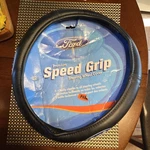 Ford Oval Style Premium Speed Grip Steering Wheel Cover Black ,006452R01. Fixed Price $21.99.