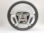 2015 Gmc Acadia Steering Wheel, Black Leather, Cruise, Phone, Voice, 22818080. Fixed Price $108.00.
