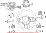 Genuine Oem Mopar Steering Wheel Radio Controls For Dodge Charger 5RQ11DX9AC. Fixed Price $38.32.
