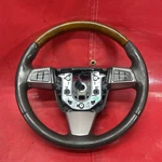 2012 Cadillac Cts Steering Wheel Oem 25960211 Cocoa Wood Grain With Buttons (r). Fixed Price $110.49.