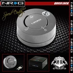 Nrg Thin Steering Wheel Short 6-HOLE Quick Release Lock W/ Key Adaptor Gun Metal. Fixed Price $126.00.