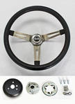 67/68 Chevelle Nova Camaro Impala Stainless Steering Wheel 15" Black Cap. Fixed Price $188.89.