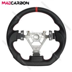 Black Leather Steering Wheel For Nissan 350Z Fairlady 2003-2008 Red Line. Fixed Price $249.00.