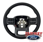 21-26 F-150 Xlt Oem Ford Black Leather Steering Wheel With Cruise ML3Z-3600-JA. Fixed Price $459.95.