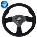 New Nrg Steering Wheel Black Suede W/ Red Stitch 320MM Type-r Style RST-012S-RS. Fixed Price $147.40.