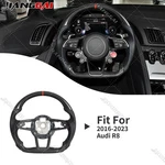 Real Carbon Fiber Perforated Leather Steering Wheel Fit Audi R8 Ttrs 16-23. Fixed Price $299.00.