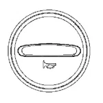 A14-16072-001 Horn Button Assembly Thomas, Black For Freightliner. Fixed Price $52.05.