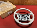Nos Lincoln Mark Viii Steering Wheel F6LZ-3600-AAB Light Graphite Leather. Fixed Price $585.00.