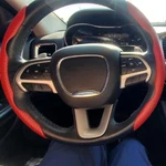For Dodge Durango Srt 15" Red Carbon Fiber Steering Wheel Booster Cover. Fixed Price $15.34.