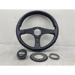 Momo Leather Steering Wheel Horn Button 32CM Diameter Oem High Durability Used. Fixed Price $241.57.
