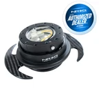 Nrg Ball Lock Quick Release Gen 3.0 Black Body Carbon Fiber Paddle SRK-650CF. Fixed Price $169.00.