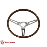 Flashpower Gm Classic Wood Steering Wheel Original Restoration Muscle Car 15''. Fixed Price $285.00.