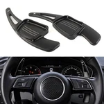 Steering Wheel Black Paddle Shifter For Audi A3 4L 6L S3 S4 Q2 5L Q7 Tts. Fixed Price $25.43.