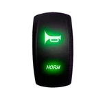 Illuminated Momentary Rocker Switch Horn Utv Rzr Teryx Maverick X3 Viking Green. Fixed Price $16.50.