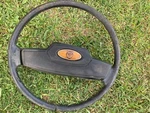 Jaguar XJ6 XJ12 1979-87 Original Factory Steering Wheel Gold Silver Motif. Fixed Price $70.00.