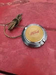 1942 1948 Ford Steering Wheel Horn Button Standard With Wire 21A-3627-B. Fixed Price $89.00.